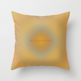 solar power 1 Throw Pillow