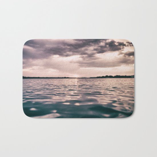 The calm #lake Bath Mat