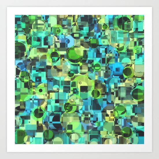 Ocean Geo... Art Print