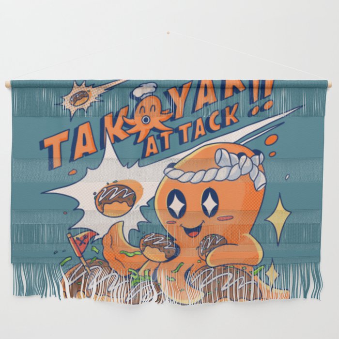 Takoyaki Attack Wall Hanging