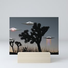 Joshua Tree Spaceship KLOVE Mini Art Print