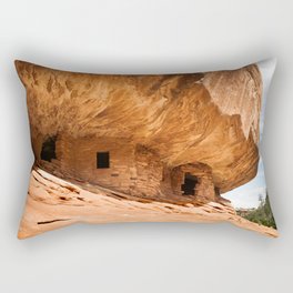 House on Fire, Utah Cliff Houses Rectangular Pillow