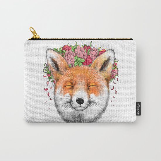 happy fox Carry-All Pouch