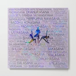 Yoga Asanas/Poses Sanskrit Word Art Metal Print | Utkatasana, Sanskrit, Positions, Yoga, Yogacenter, Yogi, Graphicdesign, Sukhasana, Yogainstructor, Yogaclass 