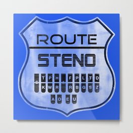 Route Steno Metal Print