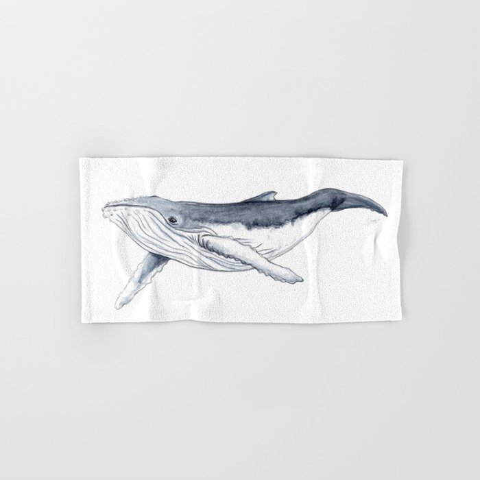 Baby humpback whale (Megaptera novaeangliae) Hand & Bath Towel