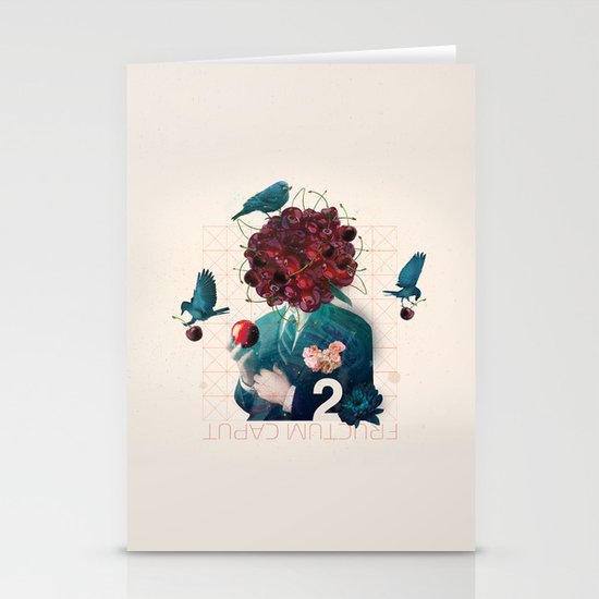 fructum caput Stationery Cards