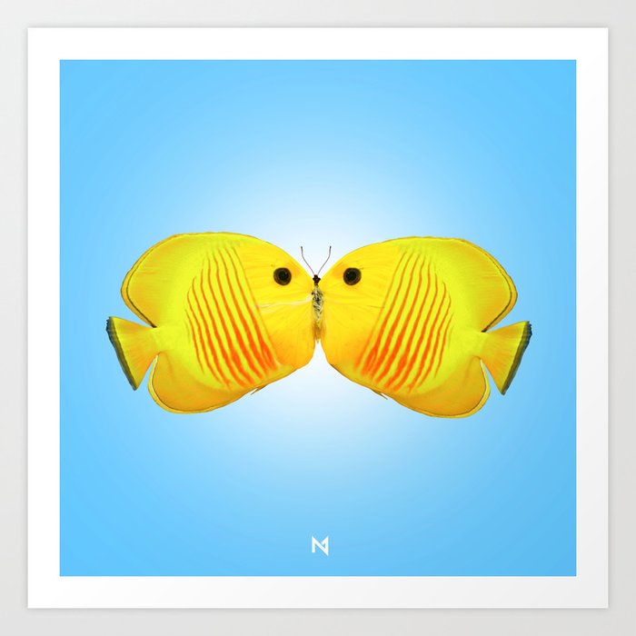 Butterfish Art Print