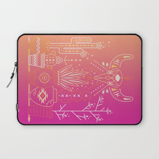 Santa Fe Garden – Pink Sunset Laptop Sleeve