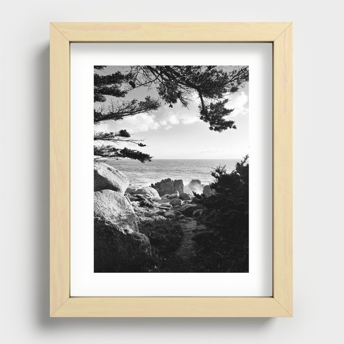 Pescadero Point California by ValerieAmber @valerieamberch Recessed Framed Print