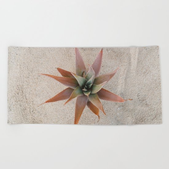 Mexico Succulent Beach Towel