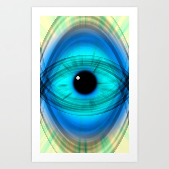 Eye abstract Art Print