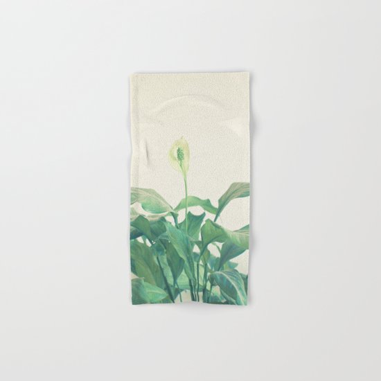 Peace Lily Hand & Bath Towel