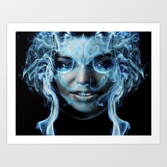 Smoke Queen Art Print