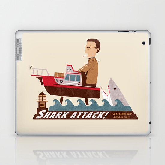 Shark Attack Laptop & iPad Skin