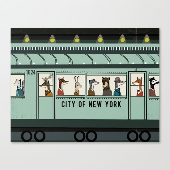 NY Subway Canvas Print