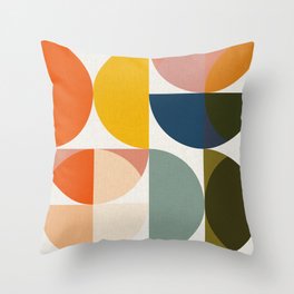 abstract geometry color 4 Throw Pillow