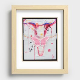 Mother and Son Recessed Framed Print
