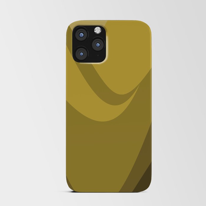 Yellow mustard valley iPhone Card Case