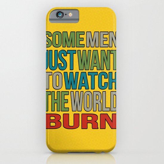 Watch the world burn. iPhone & iPod Case