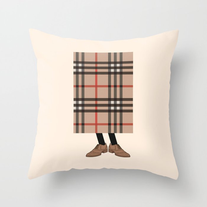 Check out Mr. Check Throw Pillow