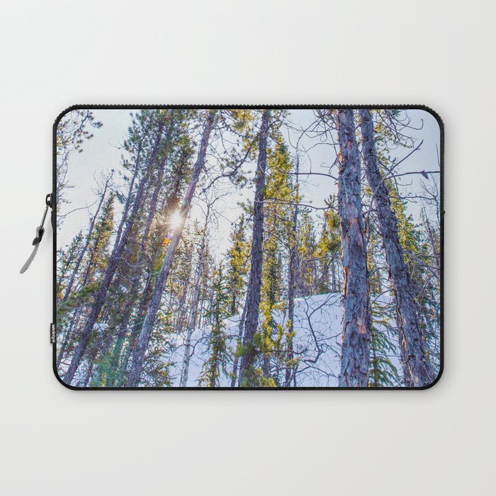 Sunset in the forest Laptop Sleeve