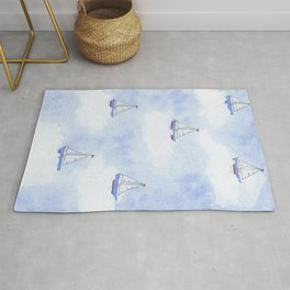 Rockabye Baby on a Sea of Clouds Rug