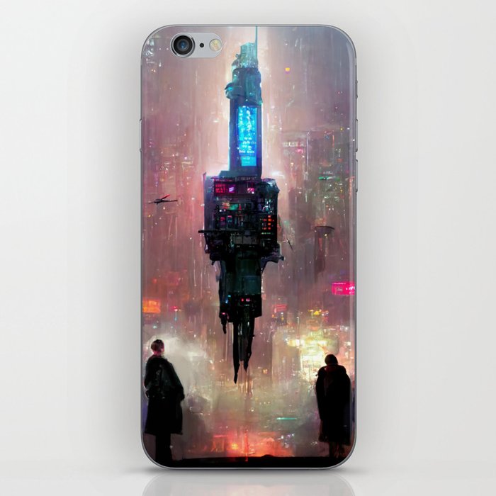 Flying Tower  iPhone Skin