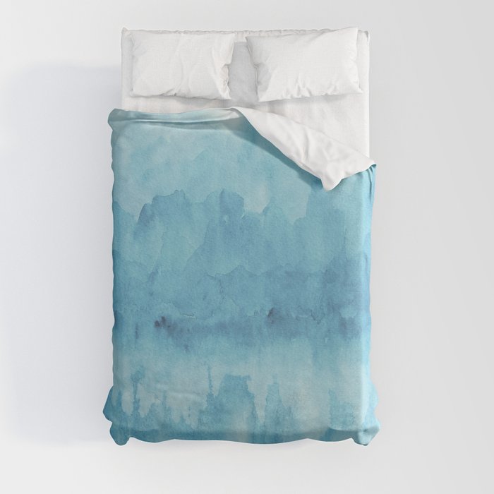 Ice Mountains Duvet Cover