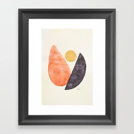 Sun-kissed Tulip Framed Art Print