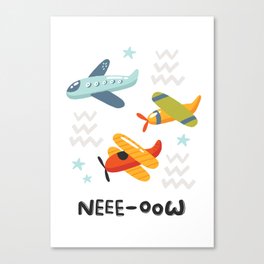 Airplanes neee oow Canvas Print