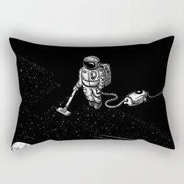 Space Clean Up by Astronaut Rectangular Pillow