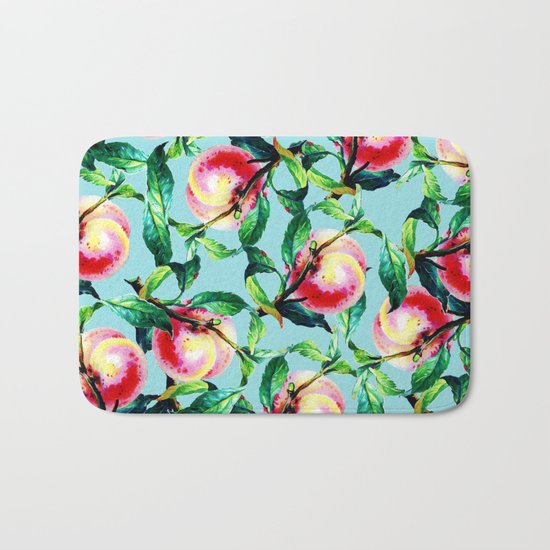 Peachy #society6 #decor #buyart Bath Mat