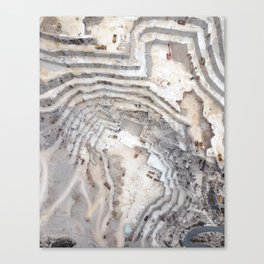 Marble cave Canvas Print