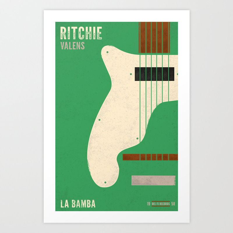 Ritchie Valens Art Print By Atomicchild Society6 Ritchie Valens Art Print By Atomicchild Society6