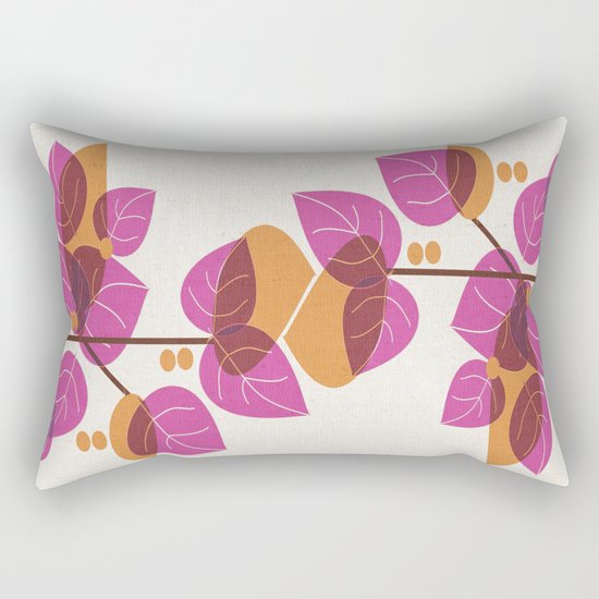 Purple Tree Rectangular Pillow