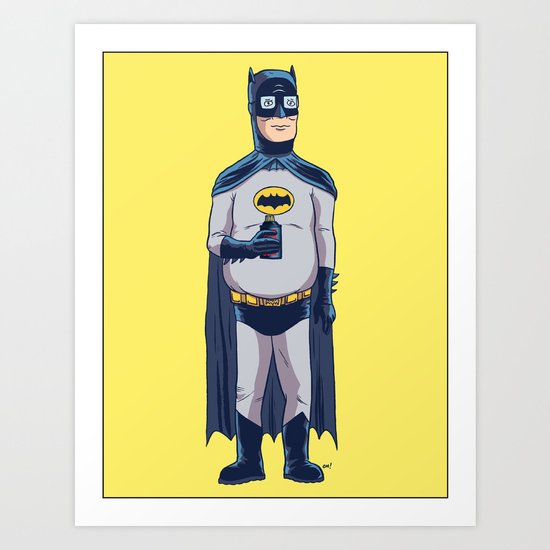 BatHank Art Print