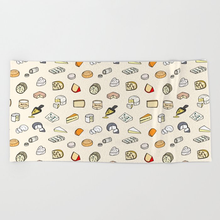 Cheese pattern Beach Towel