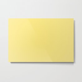 From The Crayon Box Pastel Yellow Solid Color / Accent Shade / Hue / All One Colour Metal Print | Simple, Color, Colors, Crayoncolors, Solidyellow, Minimal, Pastel, Spring, Solids, Solid 