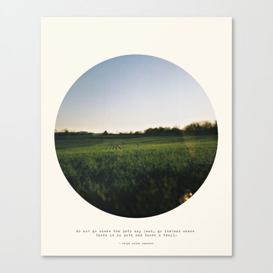 Go Instead Canvas Print