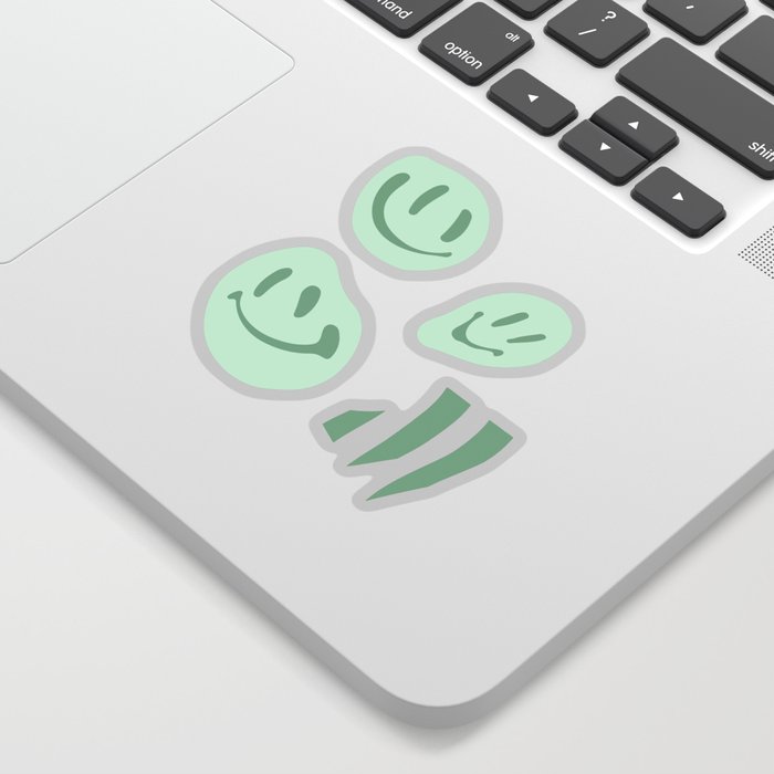 Minty Fresh Melted Happiness Sticker