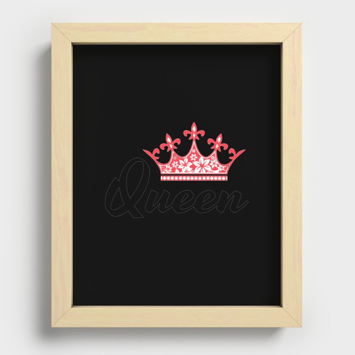 Queen Recessed Framed Print