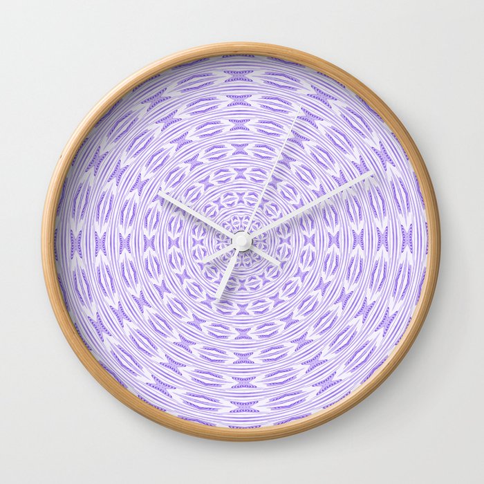 tripping lavendar Wall Clock