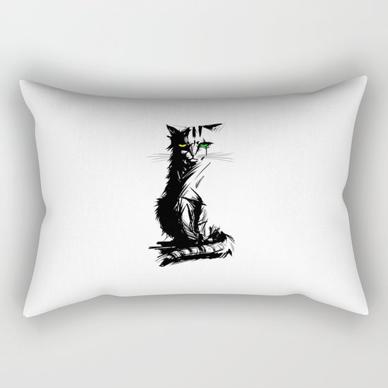 Mad Meow Rectangular Pillow