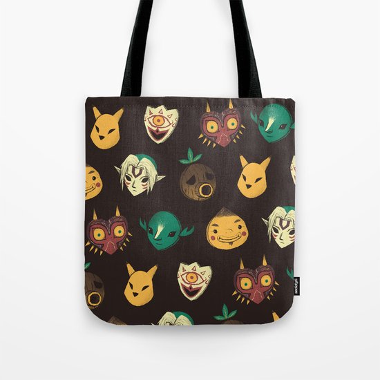 pattern of masks. Tote Bag