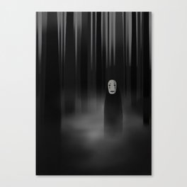 No Face Canvas Print