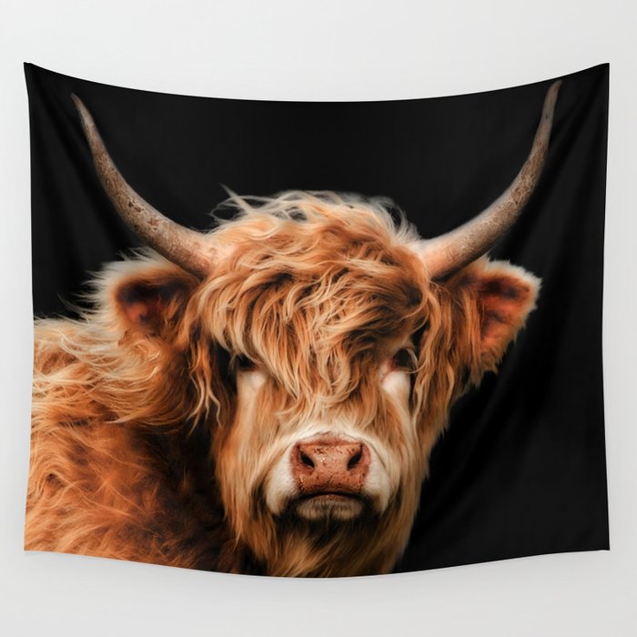 Highland Cow Wall Tapestry