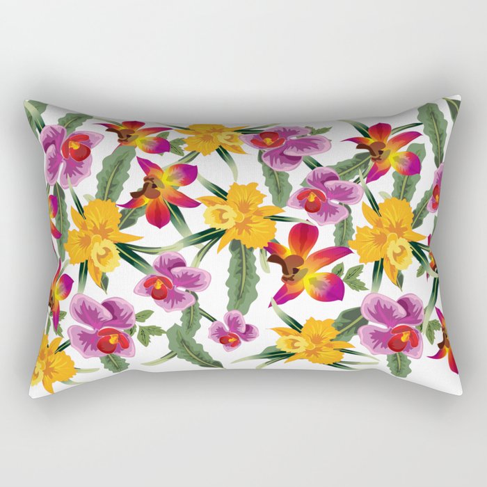 Orchidaceae Rectangular Pillow