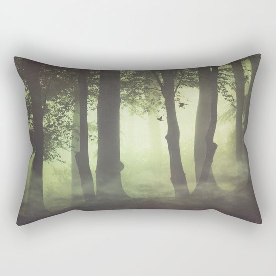 Wispy Forest Mists Rectangular Pillow