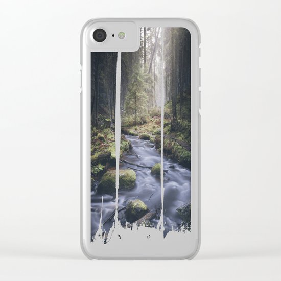 Silent whispers Clear iPhone Case